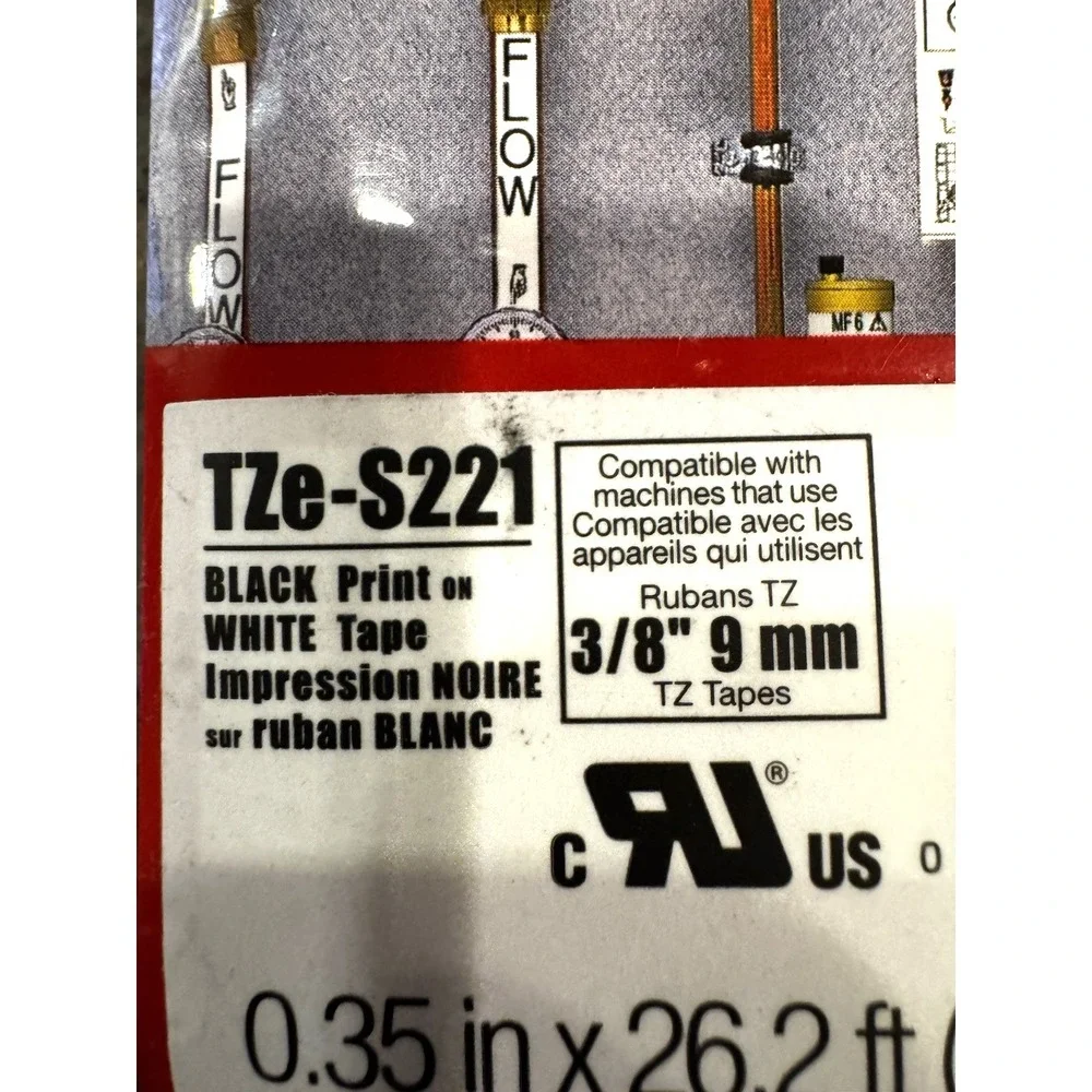 Brother P-Touch TZe-S221 Extra Strength Label Tape 3/8